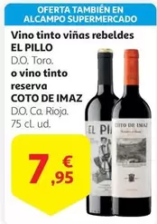 Oferta de Alcampo - Vino Tinto Vinas Rebeldes por 7,95€ en Alcampo