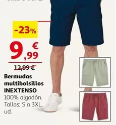 Oferta de Inextenso - Bermudas Multibolsillos por 9,99€ en Alcampo