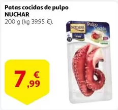 Oferta de Nuchar - Patas Cocidas De Pulpo por 7,99€ en Alcampo