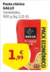 Oferta de Gallo - Pasta Clasica por 1,99€ en Alcampo