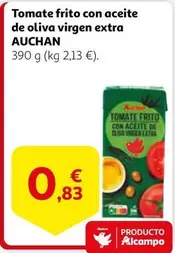 Oferta de Auchan - Tomate Frito Con Aceite De Oliva Virgen Extra por 0,83€ en Alcampo