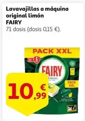 Oferta de Fairy - Lavavajillas A Maquina Original Limon por 10,99€ en Alcampo
