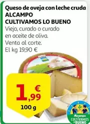 Oferta de Alcampo - Queso De Oveja Con Leche Cruda por 1,99€ en Alcampo