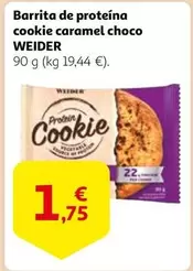 Oferta de Weider - Barrita De Proteína Cookie Caramel Choco por 1,75€ en Alcampo
