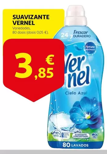 Oferta de Vernel - Suavizante por 3,85€ en Alcampo