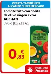 Oferta de Auchan - Tomate Frito Con Aceite De Oliva Virgen Extra por 0,83€ en Alcampo