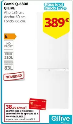Oferta de Qilive - Combi Q-6808 por 389€ en Alcampo