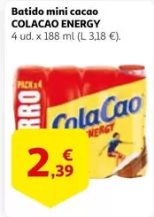 Oferta de Cola Cao - Batido Mini Cacao por 2,39€ en Alcampo