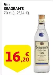 Oferta de Seagram's - Gin por 16,2€ en Alcampo
