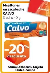 Oferta de Calvo - Mejillones En Escabeche en Alcampo
