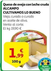 Oferta de Alcampo - Queso De Oveja Con Leche Cruda por 1,99€ en Alcampo
