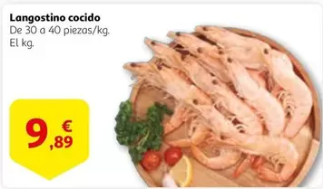 Oferta de Langostino Cocido por 9,89€ en Alcampo