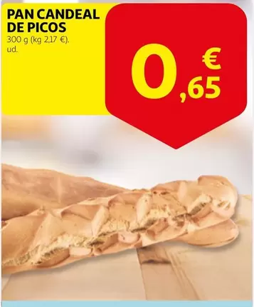 Oferta de Pan Candeal De Picos por 0,65€ en Alcampo