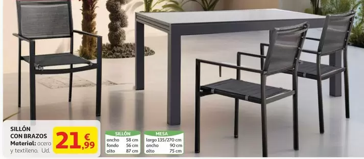 Oferta de Sillon Con Brazos por 21,99€ en Alcampo