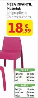 Oferta de Mesa Infantil por 18,99€ en Alcampo