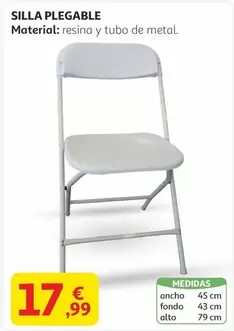 Oferta de Silla Plegable por 17,99€ en Alcampo