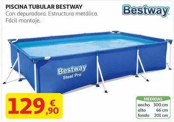 Oferta de Bestway - Piscina Tubular por 129,9€ en Alcampo