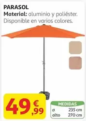 Oferta de Parasol por 49,99€ en Alcampo