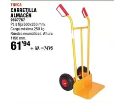 Oferta de Theca - Carretilla Almacen por 61,94€ en Cofac