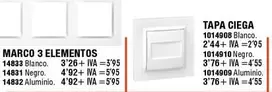 Oferta de Blanco - Tapa Ciega en Cofac