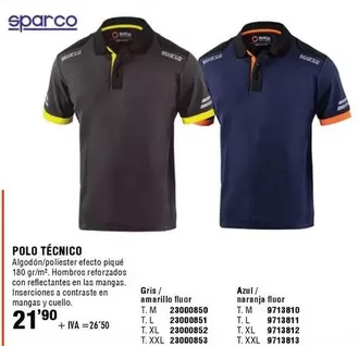 Oferta de Sparco - Pollo Tecnico por 21,9€ en Cofac