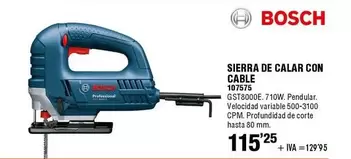 Oferta de Bosch - Sierra De Calar Con Cable por 115,25€ en ferrOkey