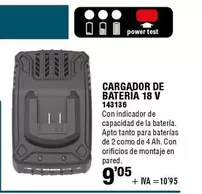 Oferta de Cargador De Bateria 18 V por 9,05€ en ferrOkey