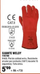 Oferta de Guante Weldy por 5,99€ en ferrOkey