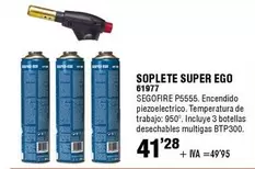 Oferta de Logitech - Soplete Super Ego 61977 por 41,28€ en ferrOkey