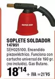 Oferta de Funciona - Soplete por 18,14€ en ferrOkey
