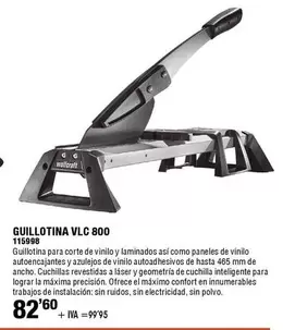 Oferta de Wolfcraft - Guillotina VLC 800 por 82,6€ en ferrOkey