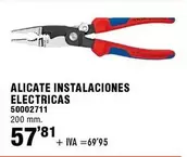 Oferta de Alicate Instalaciones Electricas por 57,81€ en ferrOkey
