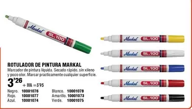 Oferta de Rotulador De Pintura por 3,26€ en ferrOkey