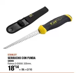 Oferta de Stanley - Serrucho Con Funda por 18,14€ en ferrOkey