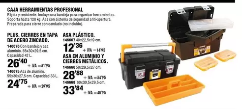 Oferta de Sistema - Caja Herramientas Profesional por 28,88€ en ferrOkey