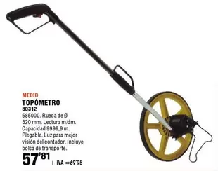 Oferta de Rueda - Topómetro 80312 por 57,81€ en ferrOkey