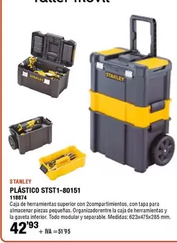 Oferta de Stanley - Plástico GSTT1-80151 por 42,93€ en ferrOkey
