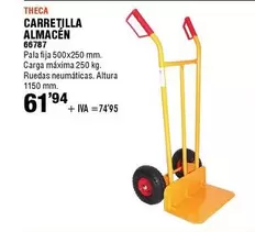 Oferta de Theca - Carretilla Almacen por 61,94€ en ferrOkey