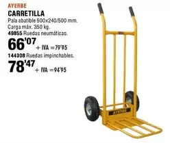 Oferta de Ayerbe - Carretilla por 66,07€ en ferrOkey