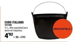Oferta de Cubo Italiano 131169 por 4,92€ en ferrOkey
