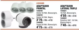 Oferta de Legrand - Adaptador Frontal en ferrOkey