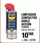 Oferta de WD-40 - Limpiador Contactos Doble Acción por 10,4€ en ferrOkey