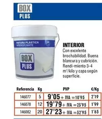 Oferta de Box Plus - Interior por 9,05€ en ferrOkey