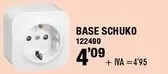 Oferta de Base Schuko por 4,09€ en ferrOkey