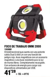 Oferta de Foco De Trabajo Omni 2000 por 41,28€ en ferrOkey