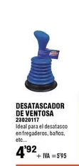 Oferta de Desatascador De Ventosa 23020117 por 4,92€ en ferrOkey