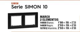 Oferta de Marco 2 Elementos por 1,86€ en ferrOkey