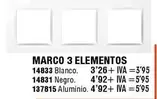 Oferta de Marco 3 Elementos por 3,26€ en ferrOkey