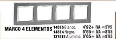 Oferta de Marco 4 Elementos por 4,92€ en ferrOkey