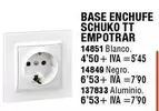 Oferta de Base Enchufe Schuko TT Empotrar por 4,5€ en ferrOkey